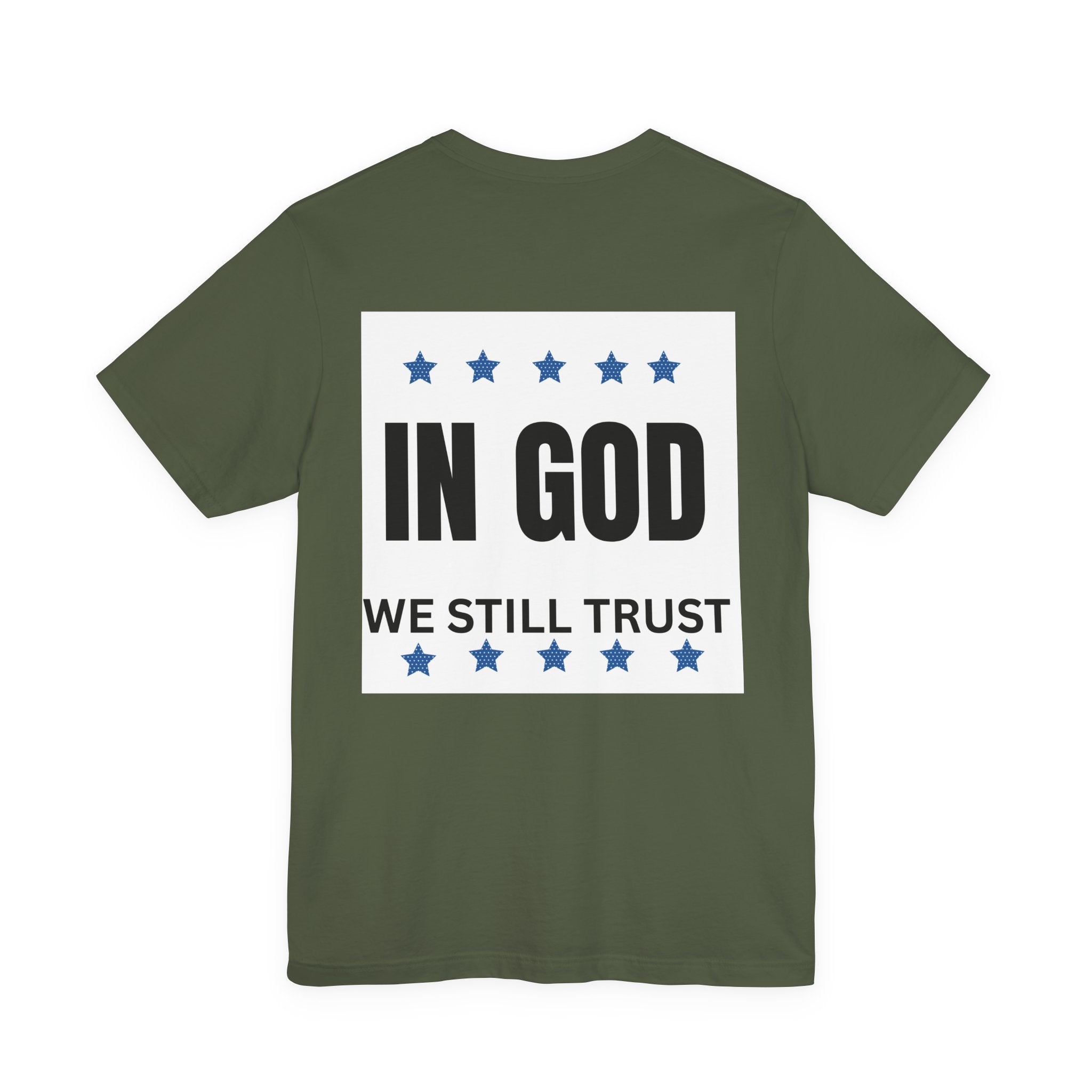 In God We Still Trust — Patriotic Faith T-Shirt | American Cross Tee